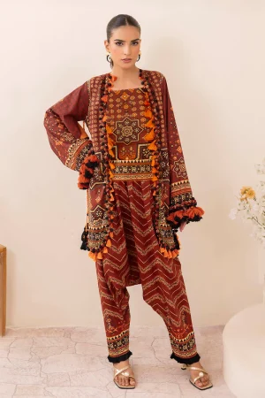 gold-printed-lawn-shirt-trouser-gulahmed-tl-52144-front