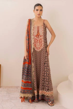 printed-lawn-dupatta-shirt-embroidered-sleeves-gulahmed-cl-52658-front